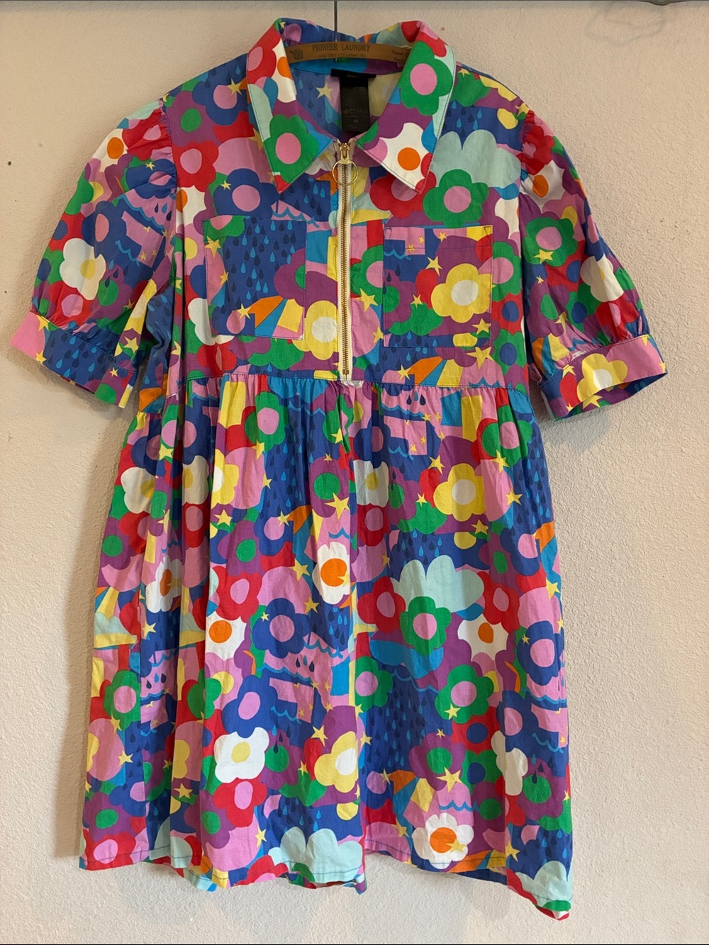 Nooworks Babydoll Dress Summer Haze Floral 2X